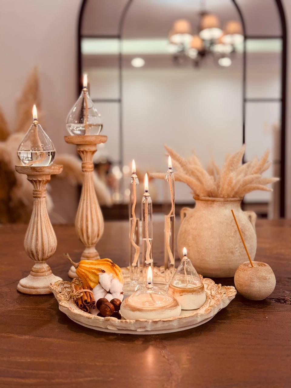 استفاده از شمع های مختلف